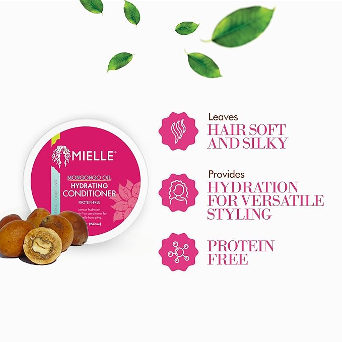 Mielle Organics Mongongo Oil Hydrating Conditioner , 8oz x-pression