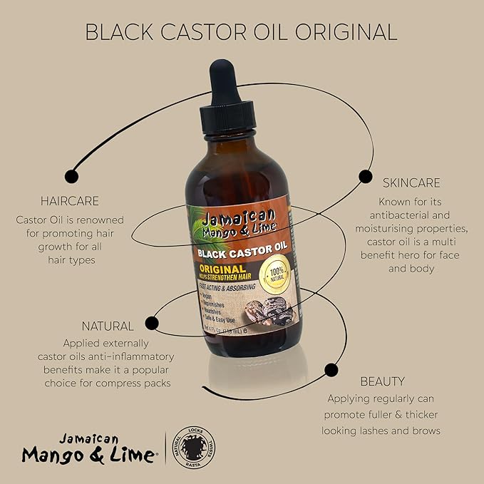 Jamaican Mango And Lime Black Castor Oil Original x-pression