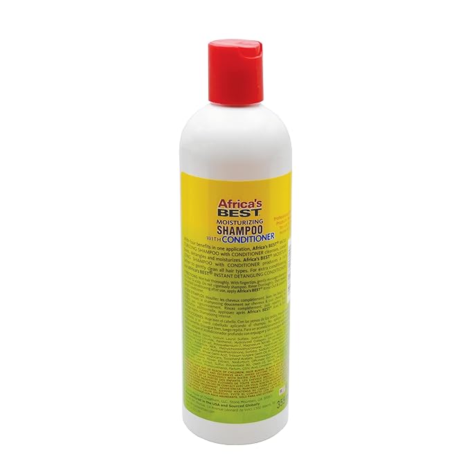 Africa's Best Moisturizing Shampoo With Conditioner, 12 Ounce