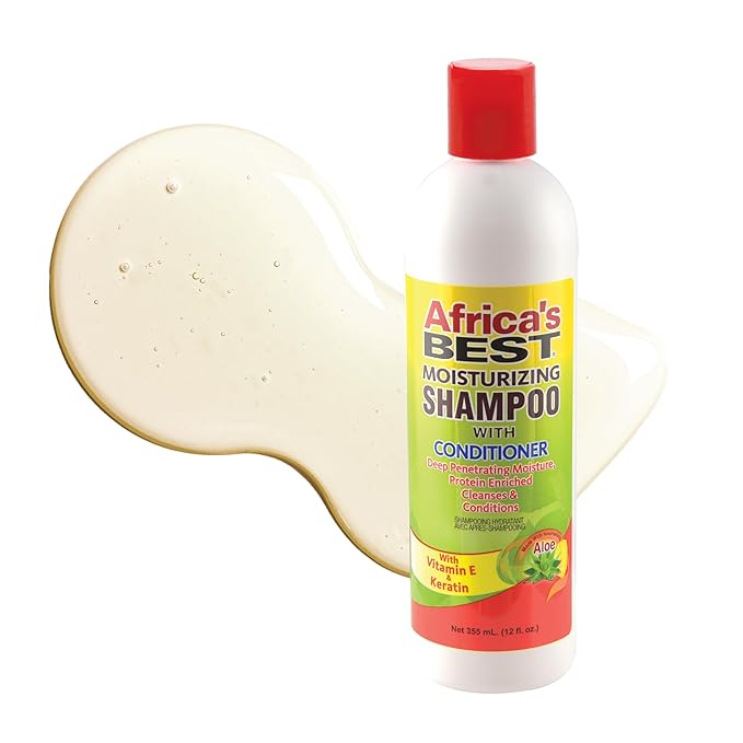 Africa's Best Moisturizing Shampoo With Conditioner, 12 Ounce