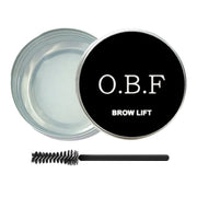 O.B.F Brow Lift Soap - Clear Eyebrow Styling Wax with Spoolie Brush, Long-Lasting Feathered Brow Gel for Women 30gm
