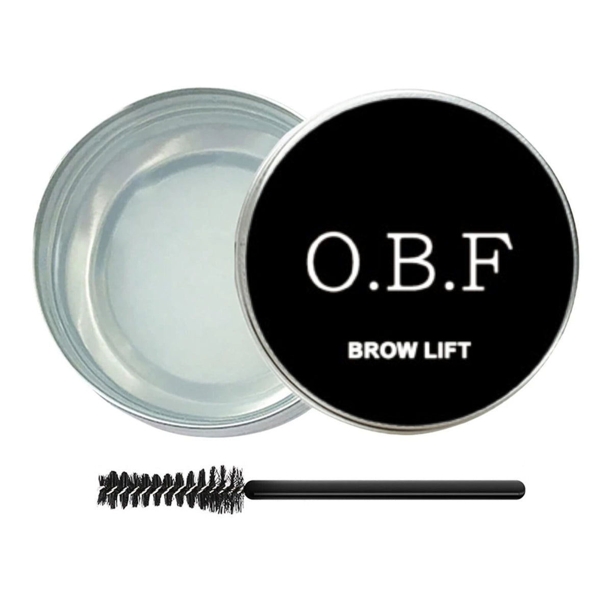 O.B.F Brow Lift Soap - Clear Eyebrow Styling Wax with Spoolie Brush, Long-Lasting Feathered Brow Gel for Women 30gm