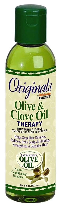 Africa's Best Organics Olive & Clove Oil Therapy, 6 Ounce (177ml)