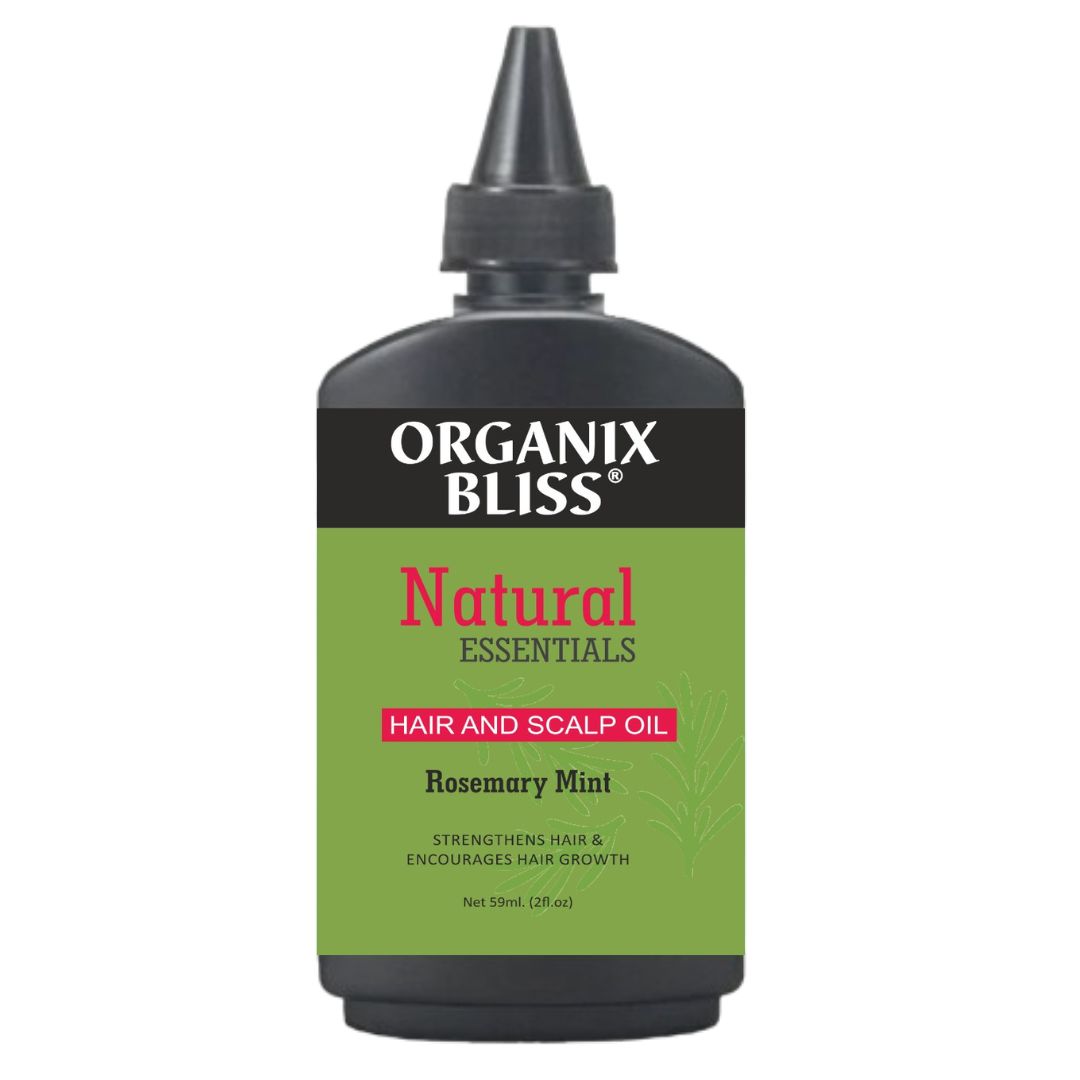 Organix Bliss Rosemary Mint Oil 59ml, Hair Growth Oil & Repair Damaged hair, Reduce Hair Loss