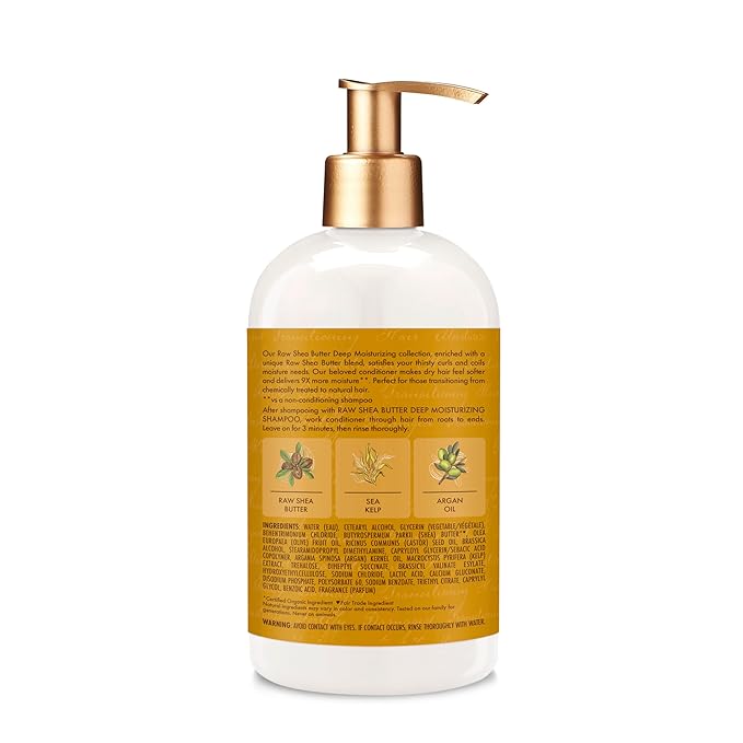 Shea Moisture  Raw Shea Butter Deep Moisturizing Conditioner , 13 Ounce x-pression