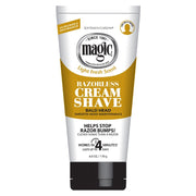 Magic Razorless Cream Shave Bald Head , 6 Ounce Tube , 170 g