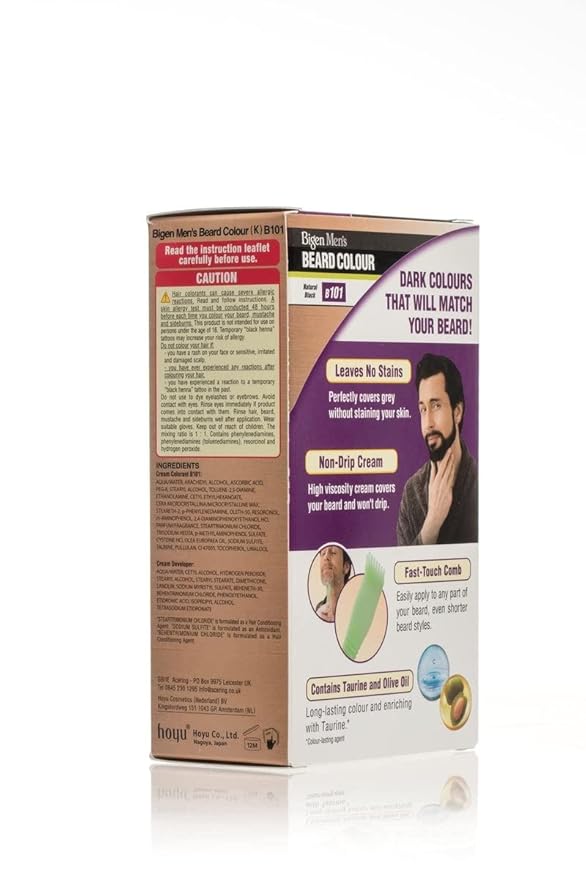 Bigen Speedy Men's Beard Color 101 Natural Black | 102 Brown Black
