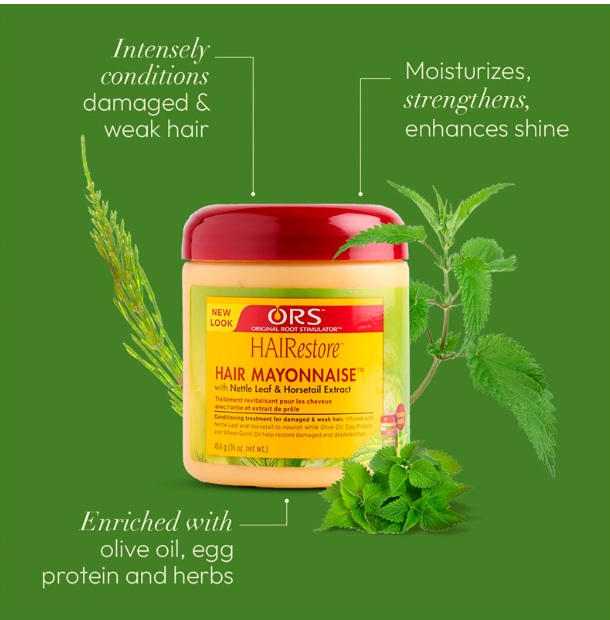 Ors Hair Mayonnaise Treatment, 16oz Jar