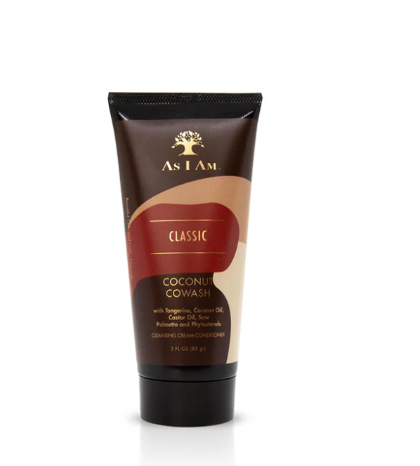 As I Am Coconut Co-wash Cleansing Conditioner, 3 ounce Travel Size x-pression