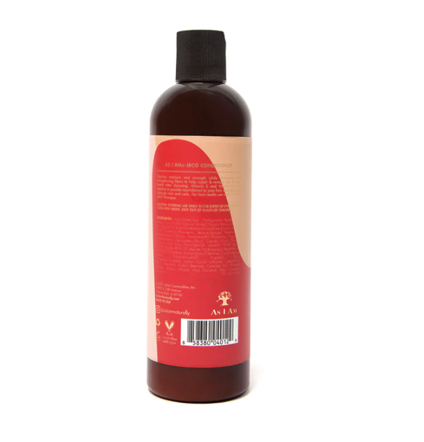 As I Am Restore & Repair Jamaican Black Castor Oil Conditioner - 12 ounce - with JBCO, Ceramide, Betaine, Vitamin C, & Vitamin E - Instant Moisture & Hydration - Strengthens & Conditions x-pression