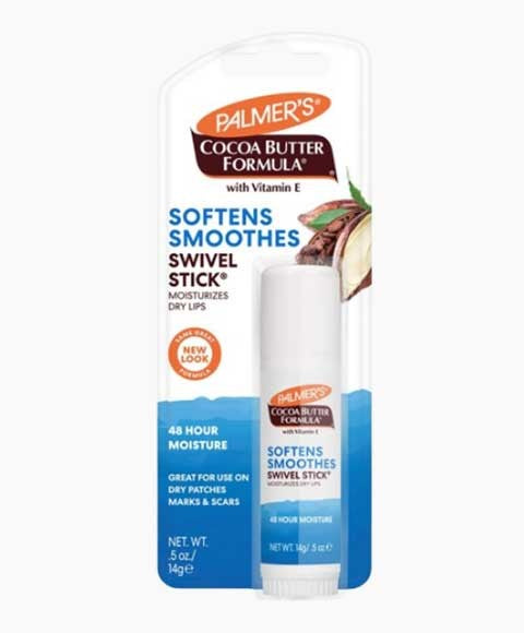Palmer's Cocoa Butter Formula Softens Smoothes Swivel Stick Moisturizes Dry Lips, 14g