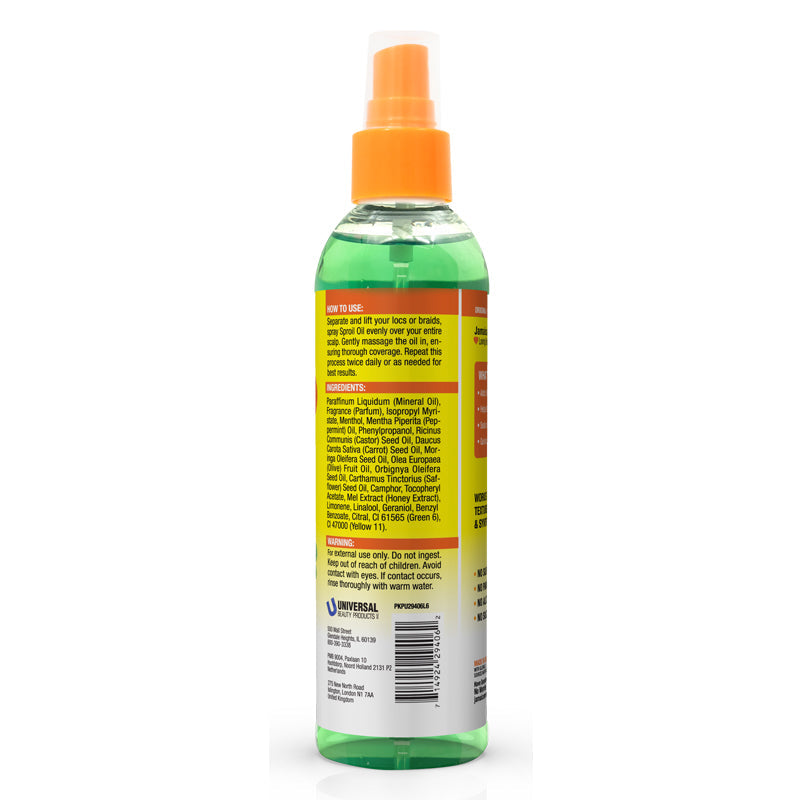 Jamaican Mango & Lime Sproil Spray Oil For Hair, 6 Fl Oz x-pression