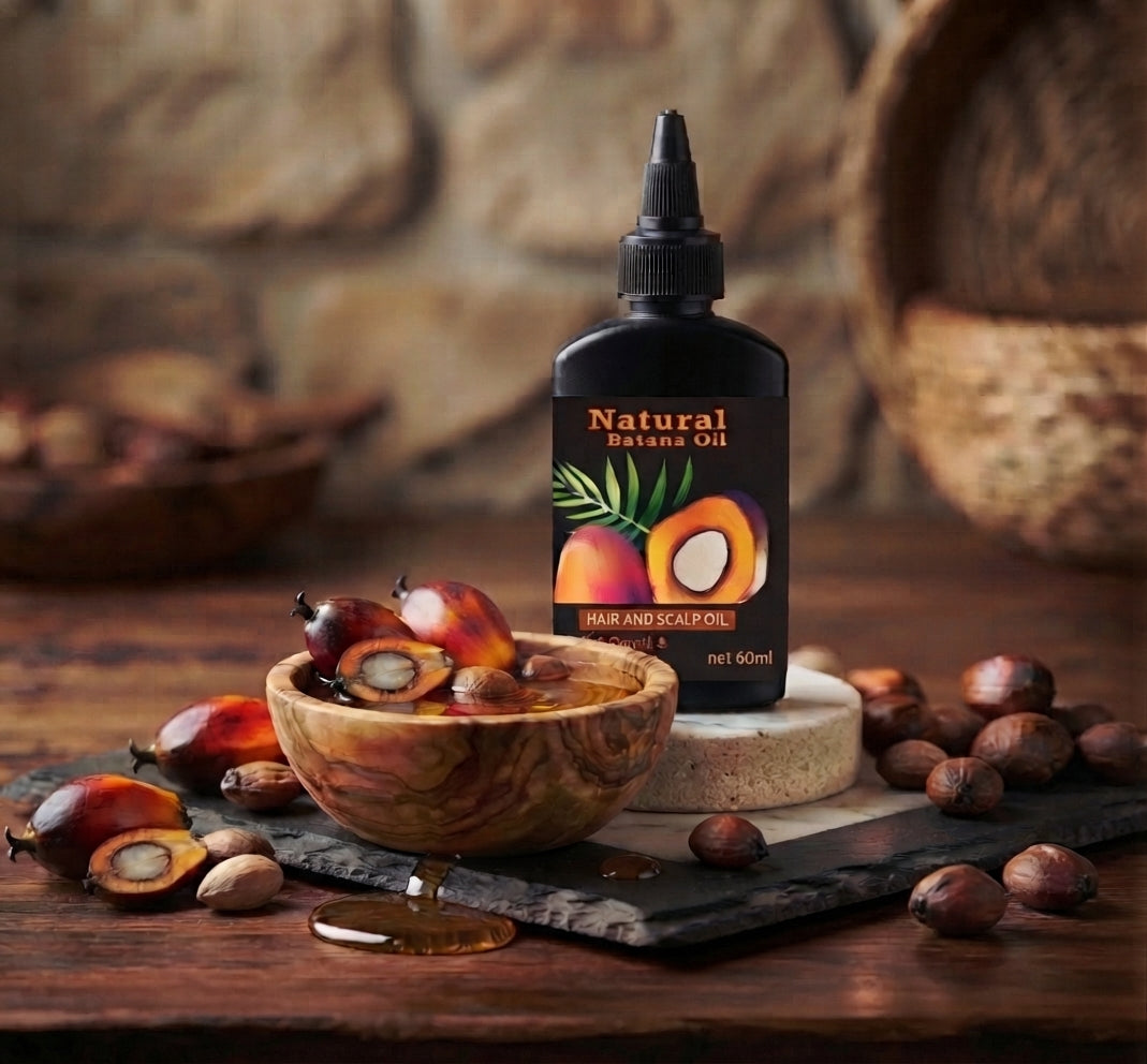 Natural Batana Hair & Scalp Oil | Intensive Hair Growth & Nourishment Treatment, Repairs Damaged Strands & Restores Strength – Net 60ml