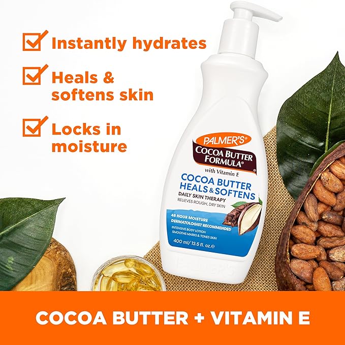 Palmer's Cocoa Butter Body Lotion, Daily Therapy for Dry Skin, Hand & Body Moisturizer x-pression