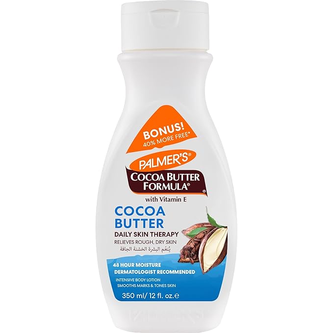 Palmer's Cocoa Butter Body Lotion, Daily Therapy for Dry Skin, Hand & Body Moisturizer