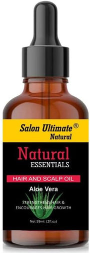 Salon Ultimate Natural Aloe Vera Hair & Scalp Oil | Stimulates Hair Growth, Strengthens Roots & Hydrates Dry Scalp, 59ml