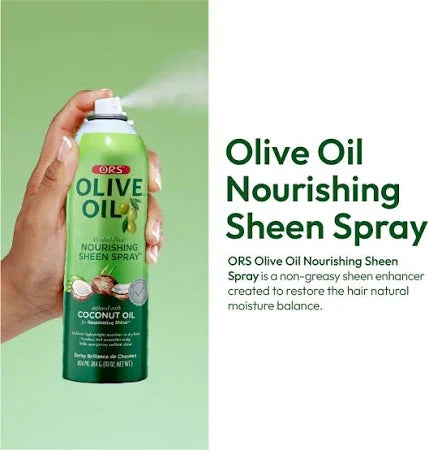 ORS Olive Oil Nourishing Sheen Spray infused with Coconut Oil (11 oz)